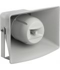 Weatherproof active 2-way horn speaker (music horn) with integrated Dante<sup>®</sup> module