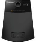 Desktop microphone station transmitter for conference delegates