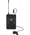 Multifrequency tie clip microphone transmitter, 672.000-691.975 MHz